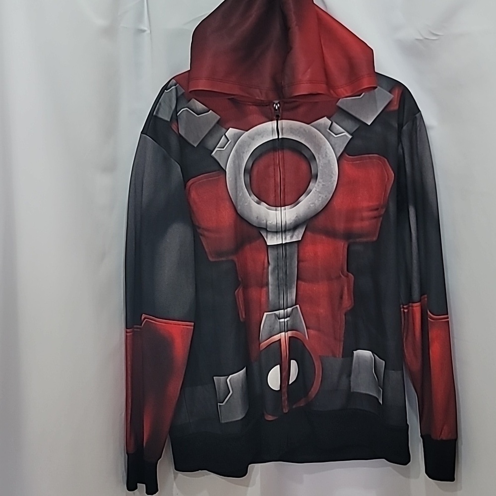 MARVEL Deadpool Zip Up Jacket with Hood
